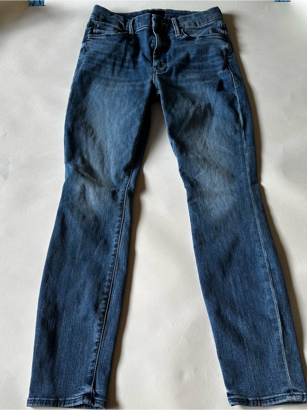 MOTHER The Looker Ankle Jeans Medium Indigo Wash Made in USA